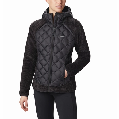 Fleecejacke Columbia Techy Hybrid Fleece Black Damen