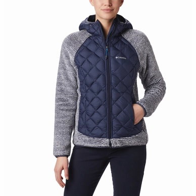 Gilet Columbia Women Techy Hybrid Fleece Nocturnal White
