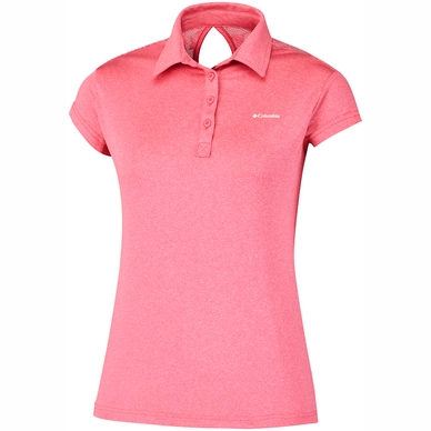Polo Columbia Women Peak To Point Novelty Coral Bloom