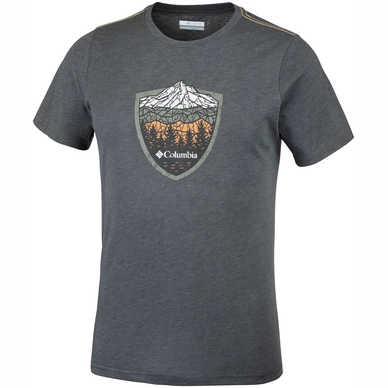T-Shirt Columbia Men Hillvalley Forest Tee Shark Heather Grau Herren