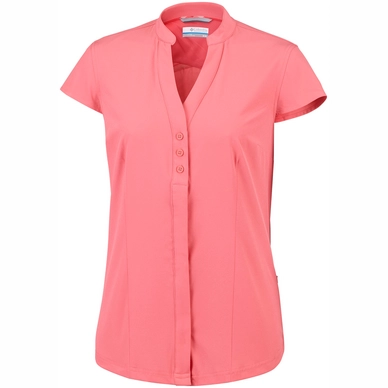 Blouse Columbia Women Saturday Trail Stretch SS Coral Bloom