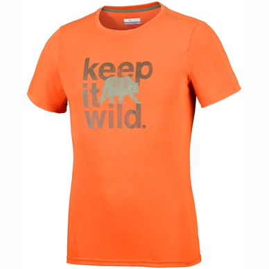 T-Shirt Columbia Miller Valley Short Sleeve Tee Backcountry Orange Herren