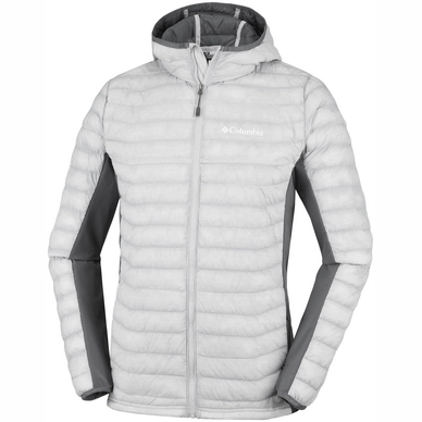 Jas Columbia Men Powder Lite Light Hooded Cool Grey Heath