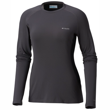 Longsleeve Columbia Titanium OH3D Knit Crew Shark Black Damen
