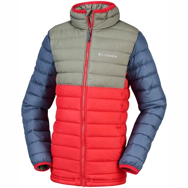 Jas Columbia Youth Powder Lite Boys Red Spark Cypress