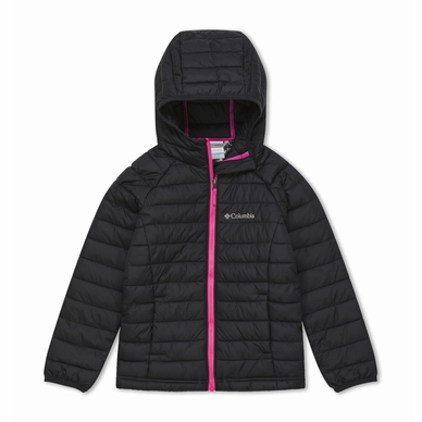 Jacke Columbia Powder Lite Hooded Black Mädchen