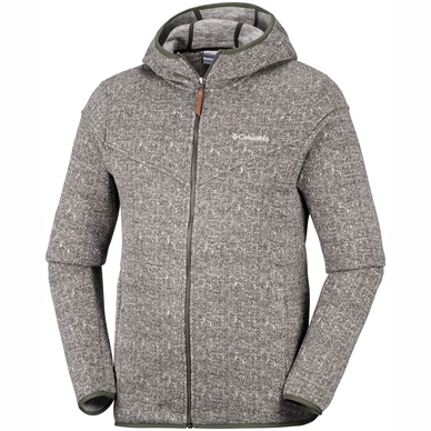 Fleecejacke Columbia Boubioz Hooded Full Zip Fleece Peatmoss Herren