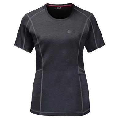 T-Shirt Jack Wolfskin Arctic Ebony Damen