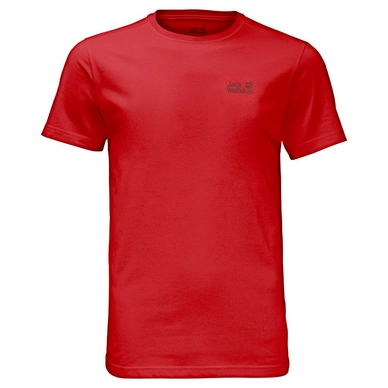 T-Shirt Men Jack Wolfskin Essential Peak Red