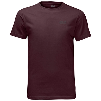 T-Shirt Jack Wolfskin Men Essential Port Wine