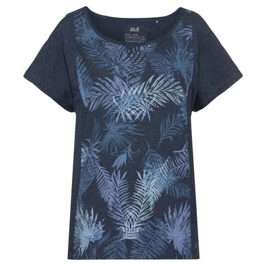 T-Shirt Jack Wolfskin Moro Palm Women Night Blue