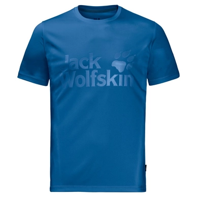 T-shirt Jack Wolfskin Rock Chill Logo Men Electric Blue