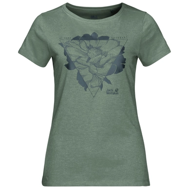 T-Shirt Jack Wolfskin Women Hana Ming Green
