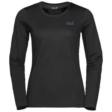Shirt Jack Wolfskin Women Sky Range Longsleeve Black
