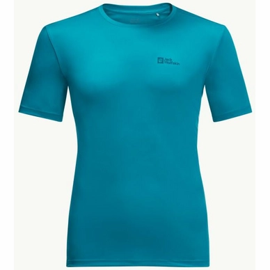 T-Shirt Jack Wolfskin Men Tech T Everest Blue