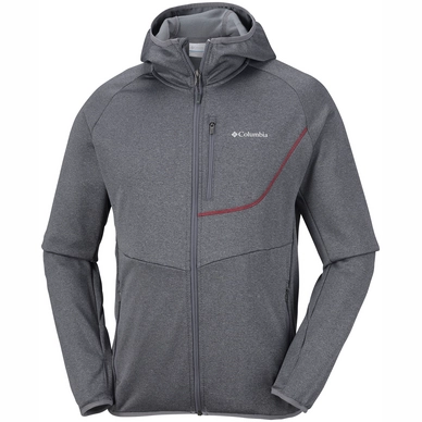 Fleece Columbia Men Drammen Point Hooded Graphite Heather