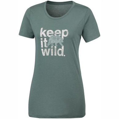 T-Shirt Columbia Womens Outdoor Elements III Tee Pond