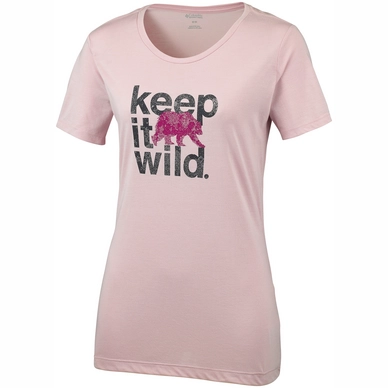 T-Shirt Columbia Outdoor Elements III Tee Mineral Pink K Damen