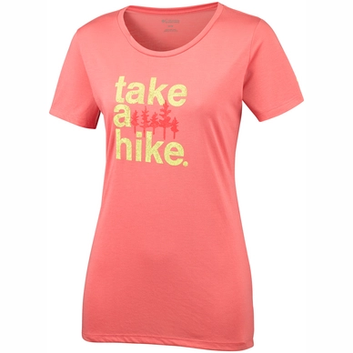 T-Shirt Columbia Women Outdoor Elements III Tee Coral Bloom Ta