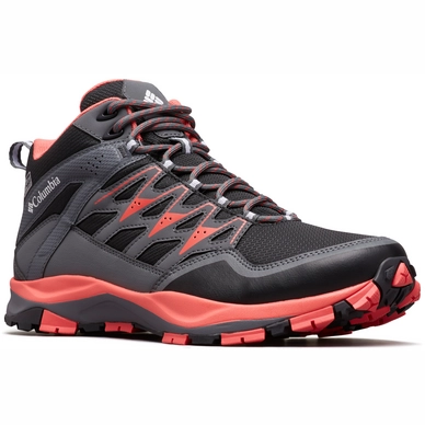 Wandelschoen Columbia Women Wayfinder Mid Outdry Black Red Cora