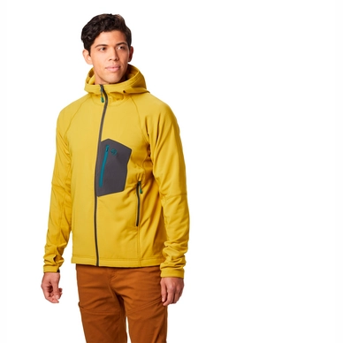 Jas Mountain Hardwear Men Keele Hoody Dark Citron