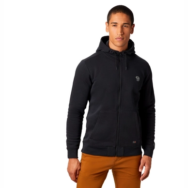 Vest Mountain Hardwear Men Hardwear Logo Full Zip Hoody Black
