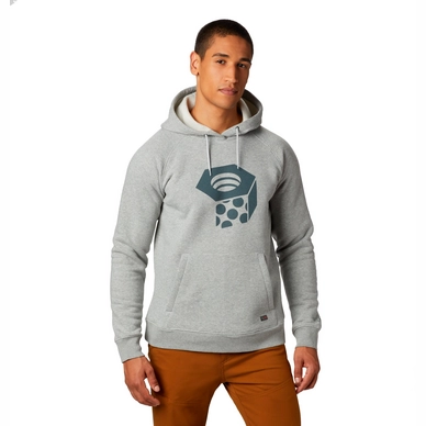 Trui Mountain Hardwear Men Hardwear Logo Pullover Hoody Heather Grey IC