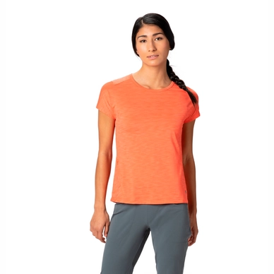 T-Shirt Mountain Hardwear Women Mighty Stripe SS Solstice Red