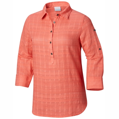 Bluse Columbia Summer Ease Popover Tunic Coral Bloom Damen