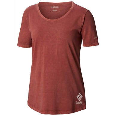 T-Shirt Columbia Womens CSC Pigment Tee Rose Dust