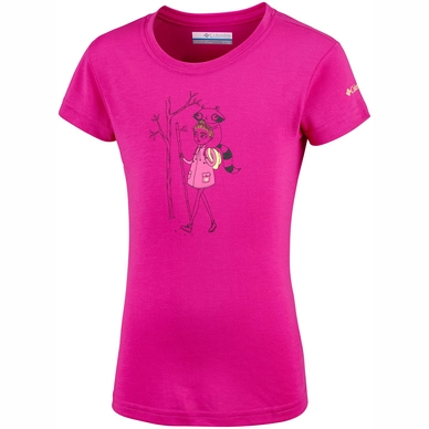 T-Shirt Columbia Girls Little Canyon Tee Haute Pink