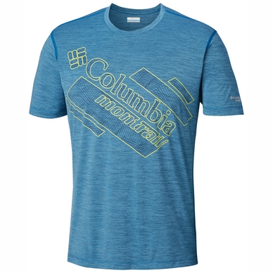 T-Shirt Columbia Trinity Trail 2.0 Graphic Deep Lagoon Herren