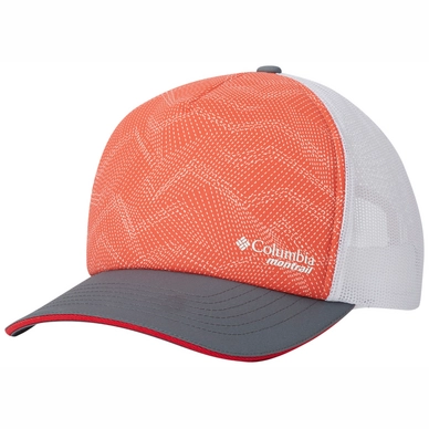 Pet Columbia Unisex Montrail Race Day Cap Red Coral Prin