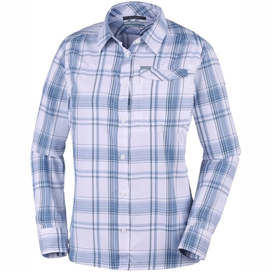 Bluse Columbia Silver Ridge 2.0 Plaid Long Sleeve White Large Pla Damen