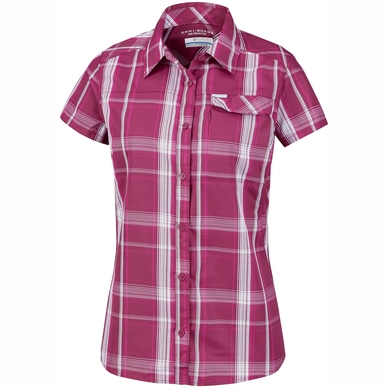 Bluse Columbia Silver Ridge 2.0 Plaid Wine Berry Large Damen
