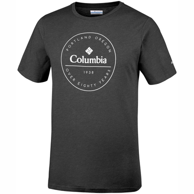 T-Shirt Columbia Onchan Park Tee Mountain Red Herren