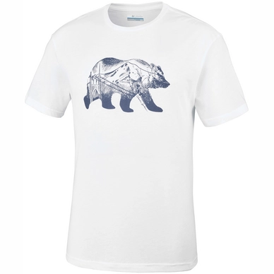 T-Shirt Columbia Baker Brook Tee White Herren