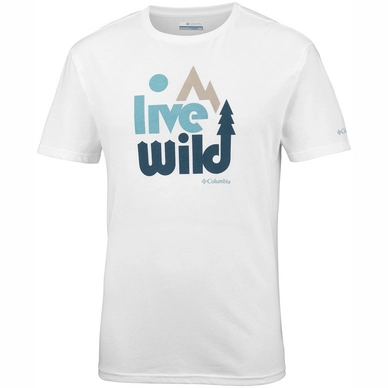 T-Shirt Columbia Terra Vale Tee White Herren
