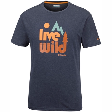 T-Shirt Columbia Terra Vale Tee Collegiate Navy Herren