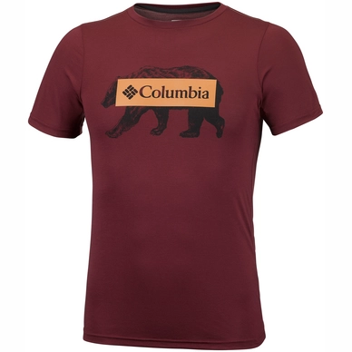 T-Shirt Columbia Mens Box Logo Bear Tee Tapestry