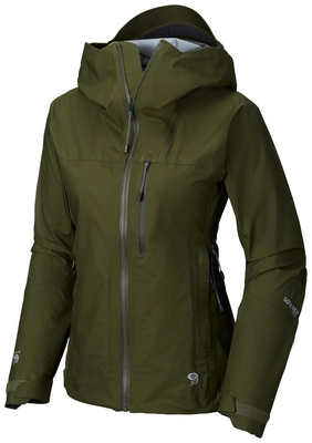 Jacket Mountain Hardwear Women Exposure/2 Gore-Tex Active Dark Army