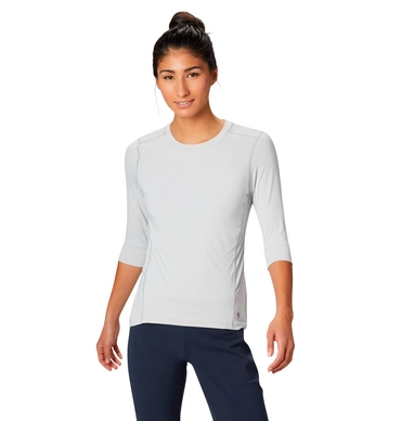 T-Shirt Mountain Hardwear Women Crater Lake 3/4 Crew Grey Ice