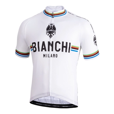 Fietsshirt Bianchi Milano Men New Pride White