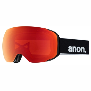 Masque de Ski Anon Men M2 Black / Sonar Red