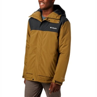 Jas Columbia Men Horizon Explorer Insulated Jacket Olive Brown Black