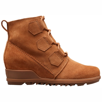 Sorel Women Evie Lace Suede Camel Brown