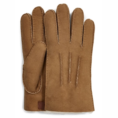 Gloves UGG Men Contrast Chestnut