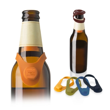 Flaschenmarkierer Vacuvin Bottle Marker & Stopper Silicone (6-teilig)