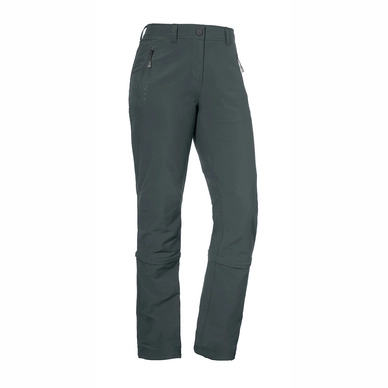 Pantalon convertible Schöffel Women Pants Short Engadin Zip Off Charcoal