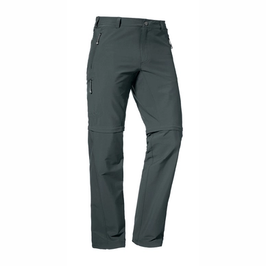 Reißverschluss-Hose Schöffel Pants Short Koper Zip Off Charcoal Herren